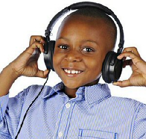 photo of boy wearing headphones, image 5