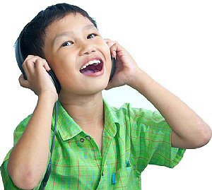 photo of boy wearing headphones, image 4